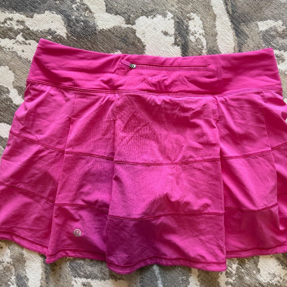 lululemon Pace Rival Sonic Pink skirt